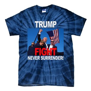 Trump One Nation Under God Trump 2024 Fight 2024 Tie-Dye T-Shirt