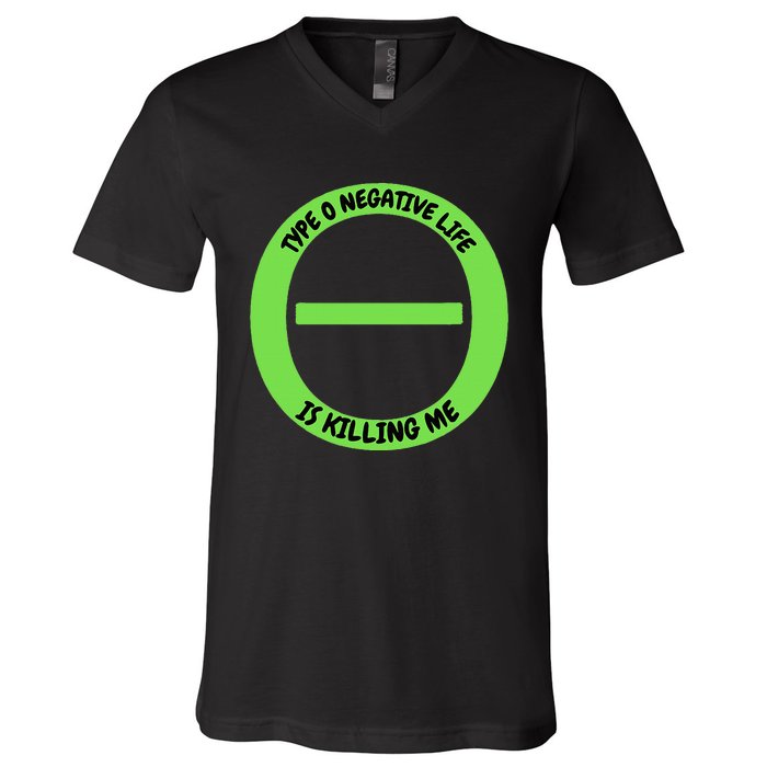 Type O Negative Life Is Killing Me V-Neck T-Shirt