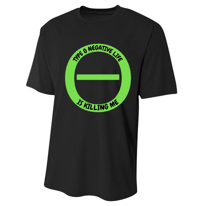 Type O Negative Life Is Killing Me Performance Sprint T-Shirt