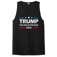 Take Our Nation Back Trump 2024 Election Pro Trump US Flag PosiCharge Competitor Tank