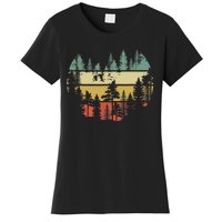 Trees Outdoors Nature Wildlife Retro Forest TShirt Women's T-Shirt