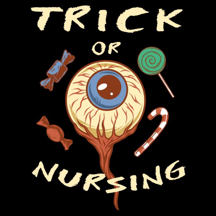 Trick Or Nursing Halloween Er Nurse Scary Emergency Nurse Gift Backpack