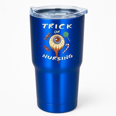 Trick Or Nursing Halloween Er Nurse Scary Emergency Nurse Gift Tumbler