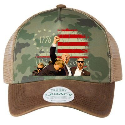 Trump One Nation Under God.Trump 2024.Fight 2024 Legacy Tie Dye Trucker Hat