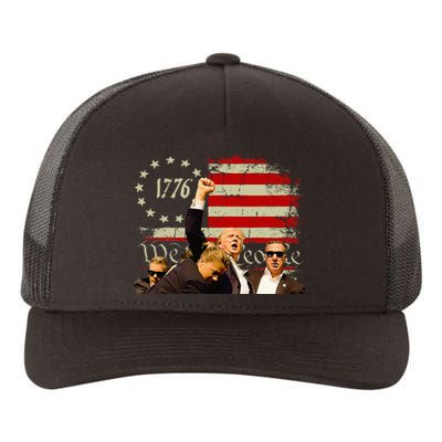 Trump One Nation Under God.Trump 2024.Fight 2024 Yupoong Adult 5-Panel Trucker Hat