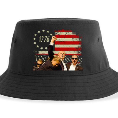 Trump One Nation Under God.Trump 2024.Fight 2024 Sustainable Bucket Hat