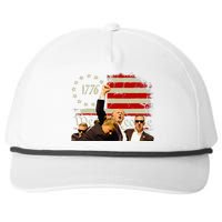 Trump One Nation Under God.Trump 2024.Fight 2024 Snapback Five-Panel Rope Hat