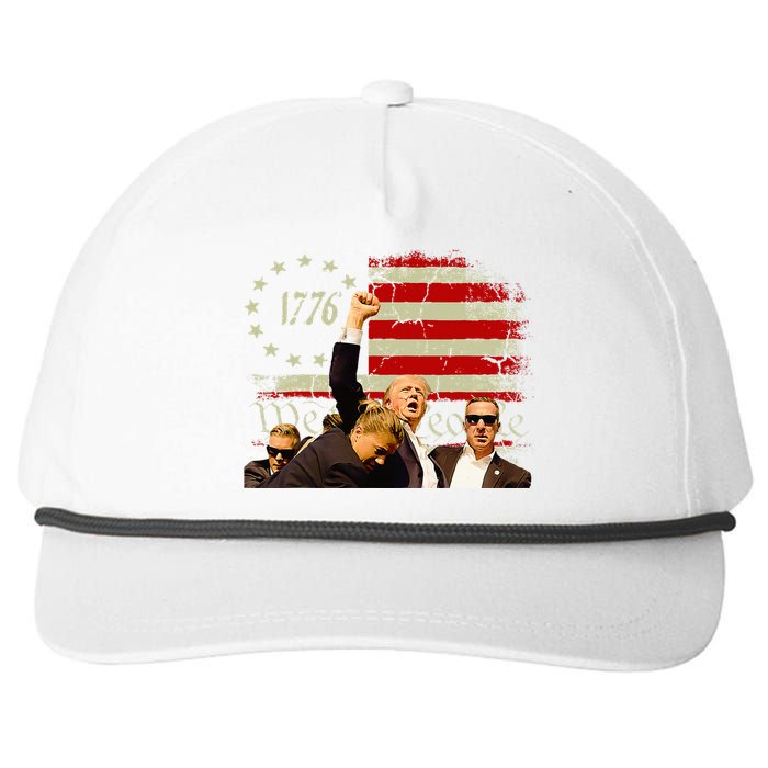 Trump One Nation Under God.Trump 2024.Fight 2024 Snapback Five-Panel Rope Hat