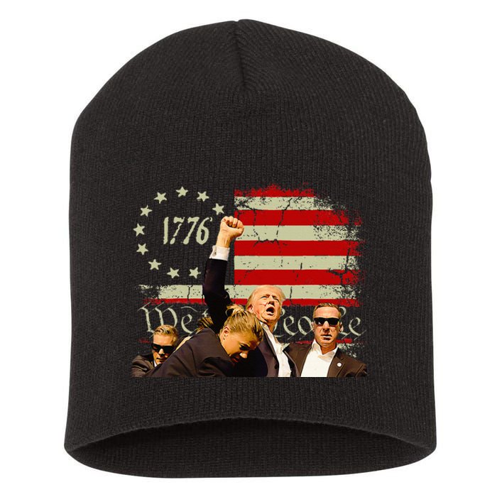 Trump One Nation Under God.Trump 2024.Fight 2024 Short Acrylic Beanie