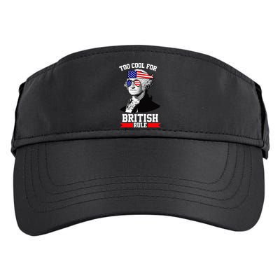 Too Cool For British Rule Adult Drive Performance Visor