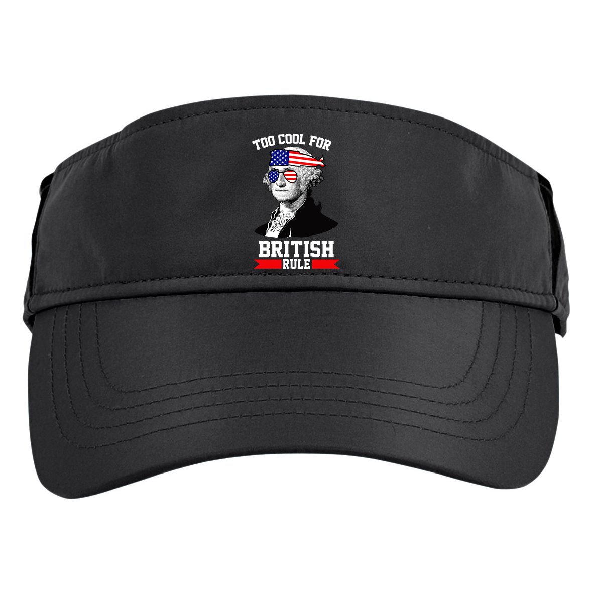 Too Cool For British Rule Adult Drive Performance Visor