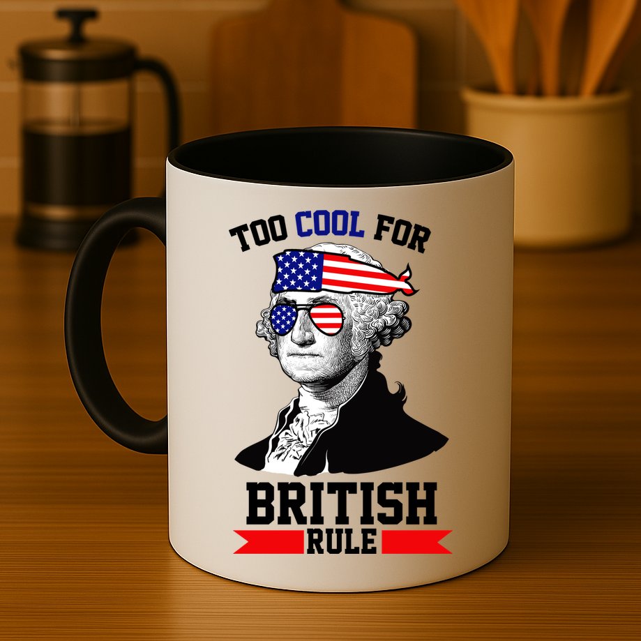 Too Cool For British Rule Mug