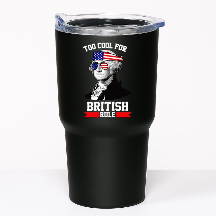 Too Cool For British Rule Tumbler