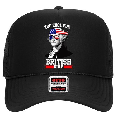 Too Cool For British Rule Trucker Hat
