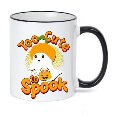 Too Cute To Spook 11oz Black Color Changing Mug