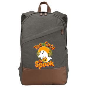 Too Cute To Spook Cotton Canvas Backpack