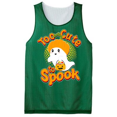 Too Cute To Spook Mesh Reversible Basketball Jersey Tank