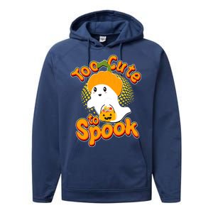 Too Cute To Spook Performance Fleece Hoodie