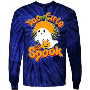 Too Cute To Spook Tie-Dye Long Sleeve Shirt