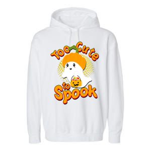 Too Cute To Spook Garment-Dyed Fleece Hoodie