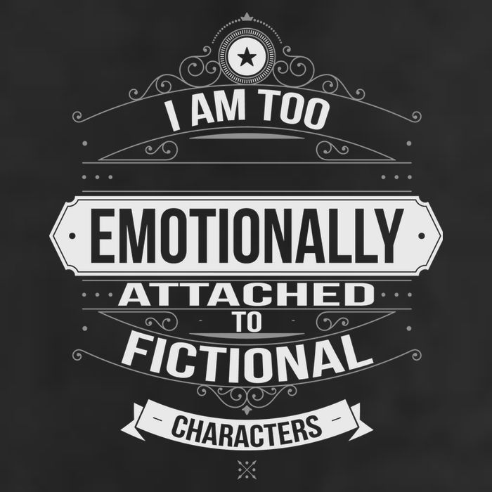 Too Emotionally Attached To Fictional Characters 25L Jumbo Tote