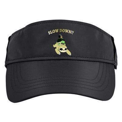 Too Fast Turtle Riding Sloth Adult Drive Performance Visor