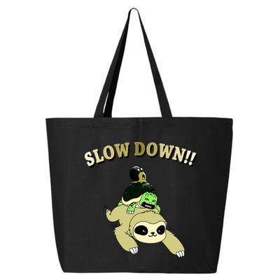 Too Fast Turtle Riding Sloth 25L Jumbo Tote