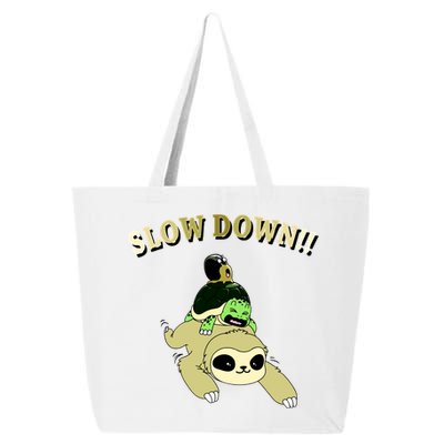 Too Fast Turtle Riding Sloth 25L Jumbo Tote