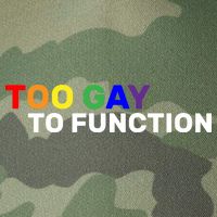 Too Gay To function  Legacy Tie Dye Trucker Hat