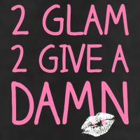 Too Glam To Give A Damn Lipstick Kiss Mark Adult Drive Performance Visor