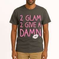 Too Glam To Give A Damn Lipstick Kiss Mark Tall T-Shirt