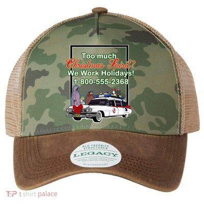 Too Much Christmas Spirit? We Work Holidays! Legacy Tie Dye Trucker Hat