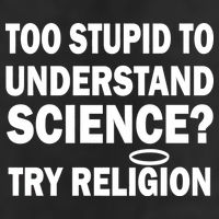 Too Stupid To Understand Science? Try Religion Beanie