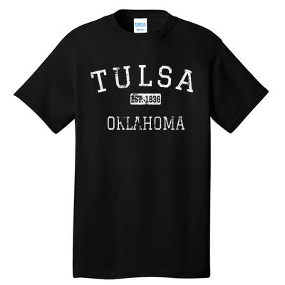 Tulsa Oklahoma OK Vintage Tall T-Shirt