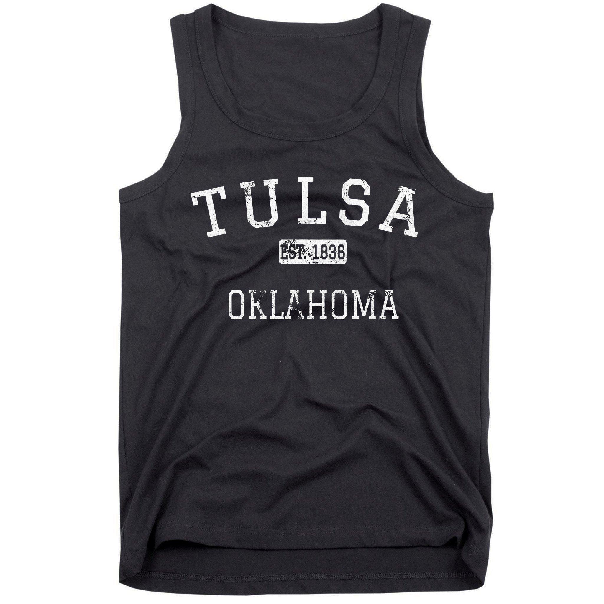 Tulsa Oklahoma OK Vintage Tank Top