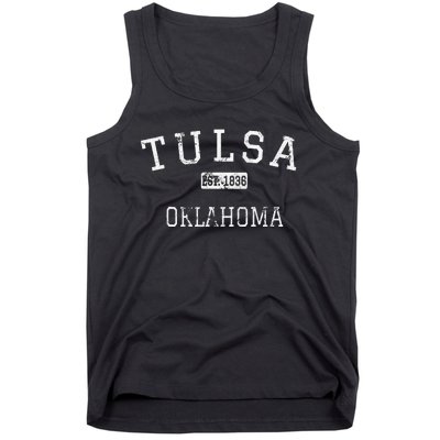 Tulsa Oklahoma OK Vintage Tank Top