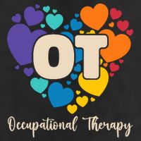 Therapist Ot Occupational Therapy 7 Panel Mesh Trucker Snapback Hat