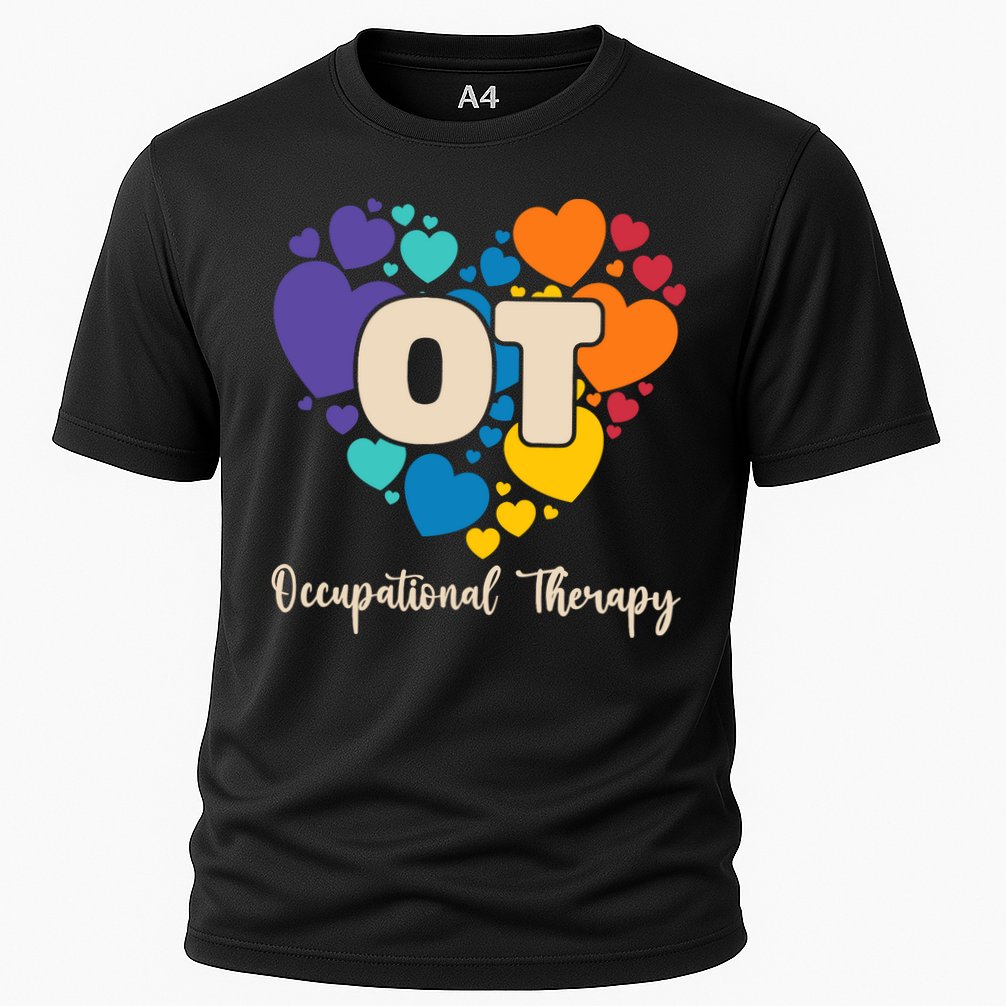 Therapist Ot Occupational Therapy Cooling Performance Crew T-Shirt