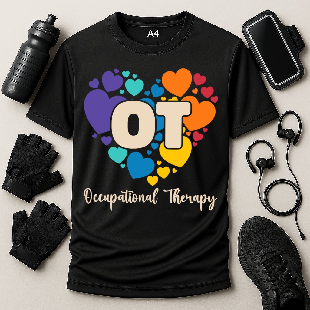 Therapist Ot Occupational Therapy Cooling Performance Crew T-Shirt