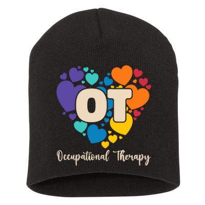 Therapist Ot Occupational Therapy Short Acrylic Beanie