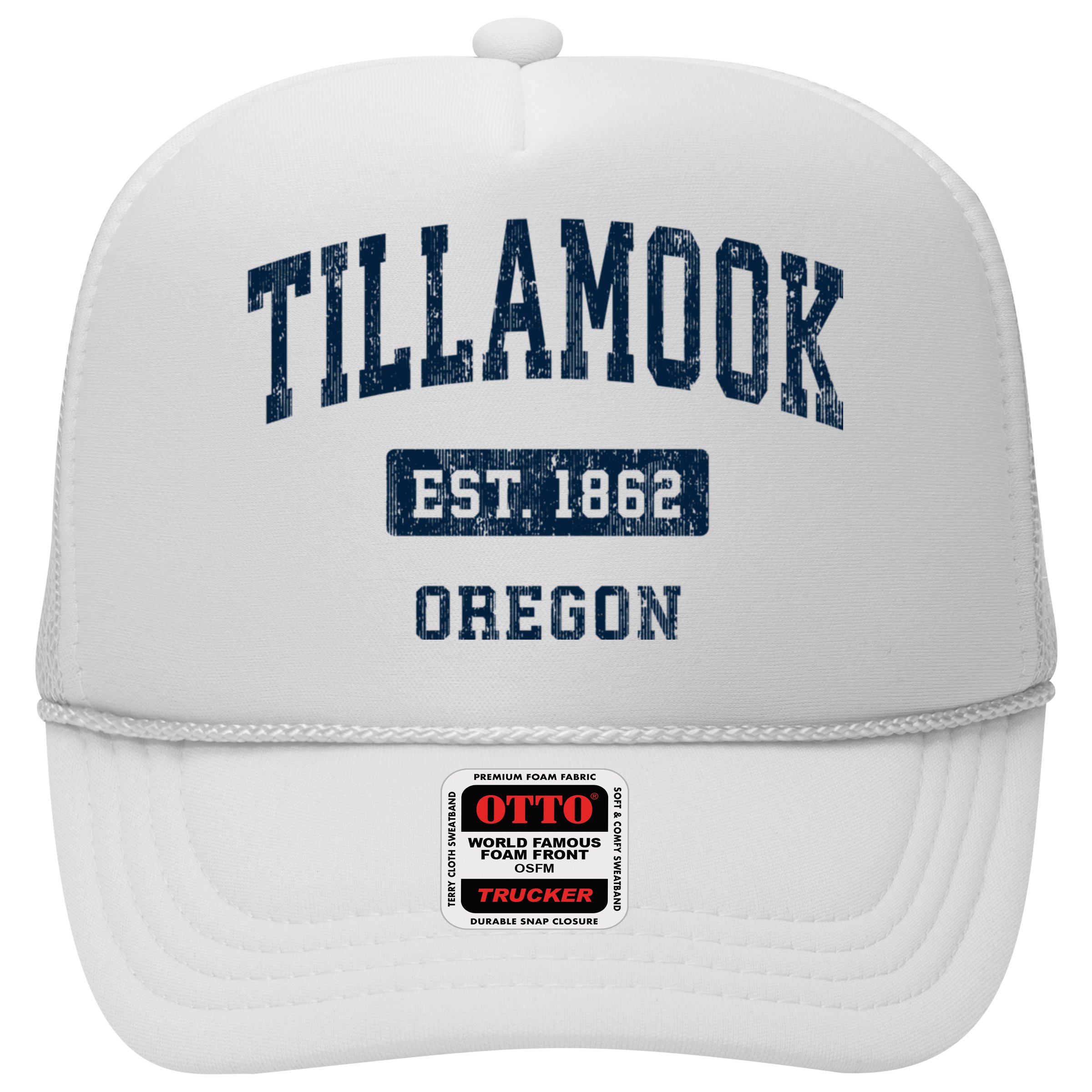 Tillamook Oregon Or Vintage Sports Established Hat