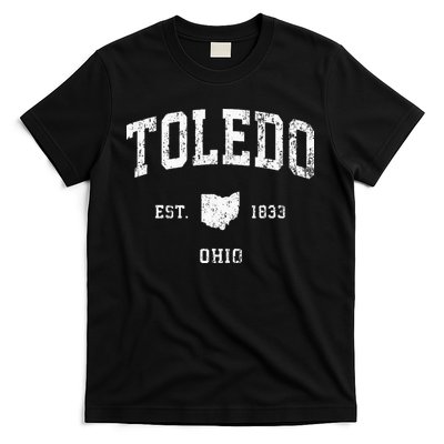 Toledo Ohio Oh Vintage Athletic Sports T-Shirt
