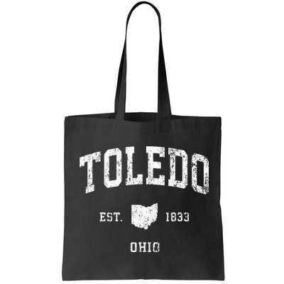 Toledo Ohio Oh Vintage Athletic Sports Bag