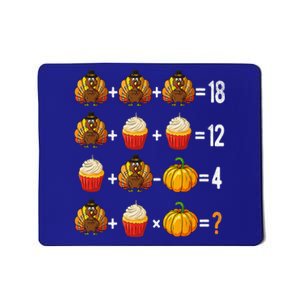 Thanksgiving Order Of Operations Quiz Math Teacher Turkey Mousepad