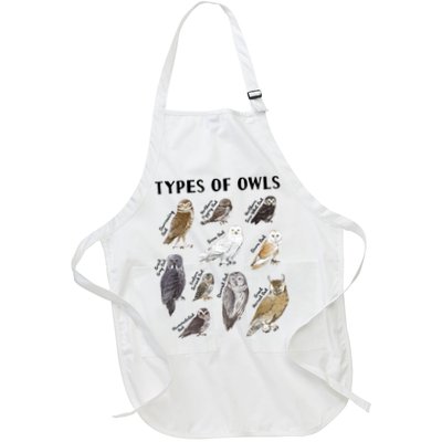 Types Of Owls Educational Collection Cute Owl Lover Apron