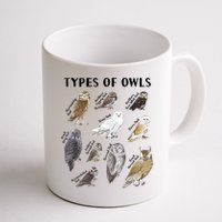 Types Of Owls Educational Collection Cute Owl Lover Mug