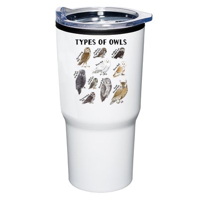 Types Of Owls Educational Collection Cute Owl Lover Tumbler
