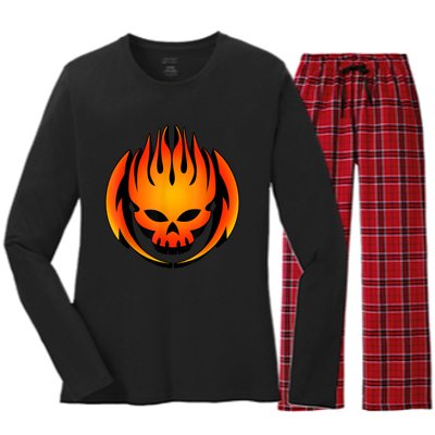 The Offspring Official 3D Logo Women's Long Sleeve Flannel Pajama Set 