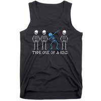 Type One Of A Kind Type 1 Diabetes Awareness Skeleton Tank Top