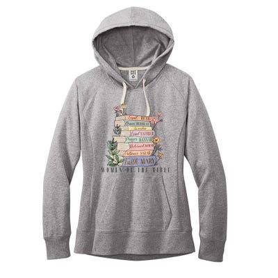 The Original Of The Bible Books Full Color Hand Drawn Women's Fleece Hoodie